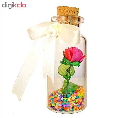 بطری دکوری طرح عشق مدل Rose