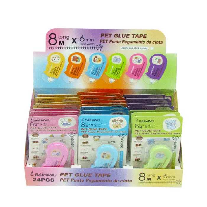 چسب دو طرفه لبه زن باریک  فانتزی بسته(24عددی)