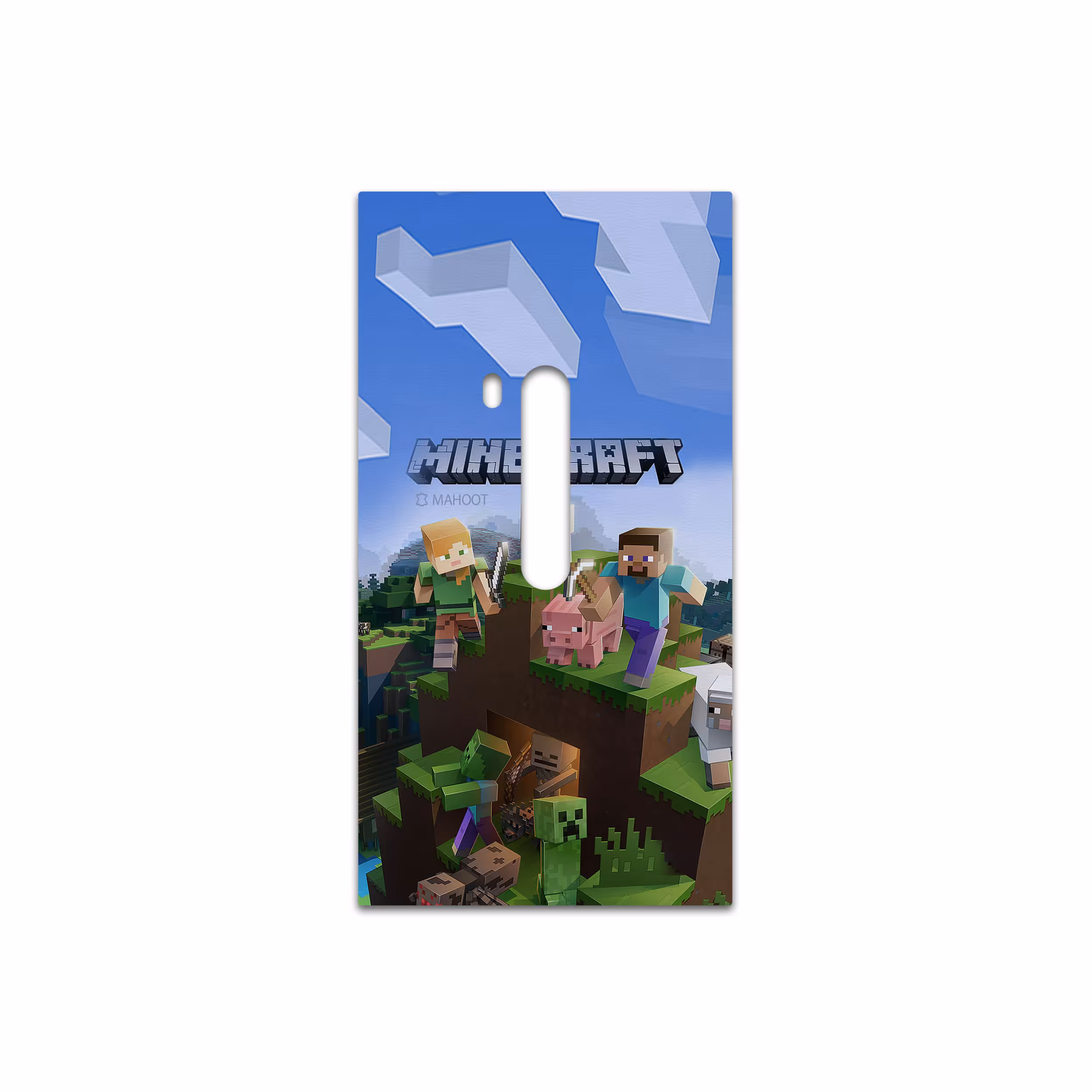 برچسب پوششی ماهوت مدل Minecraft-Game مناسب برای گوشی موبایل نوکیا Lumia 920