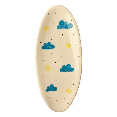 سینی سرامیکی مدل ابر