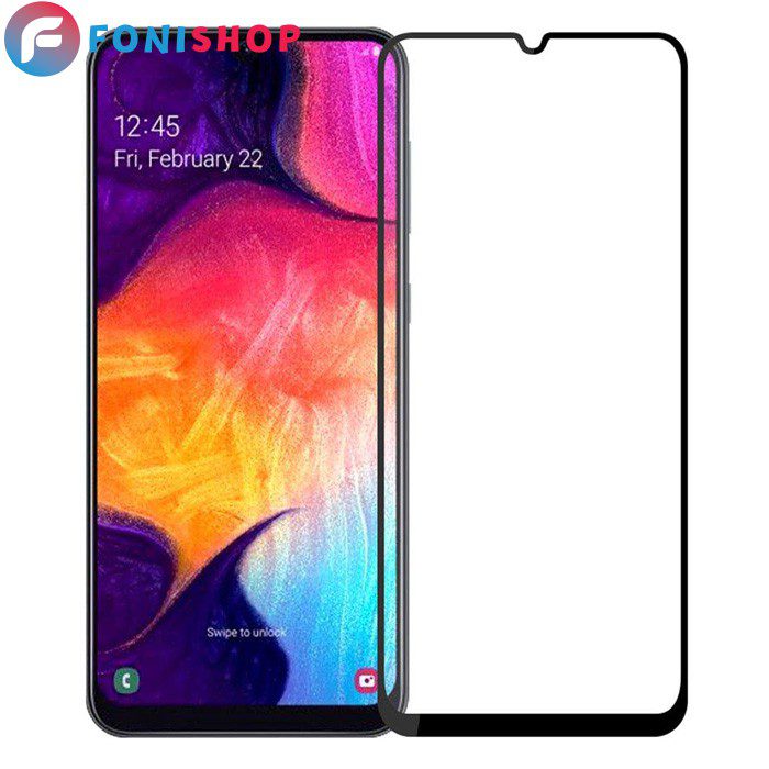 گلس محافظ صفحه نمایش فول تمام صفحه سامسونگ Samsung A60