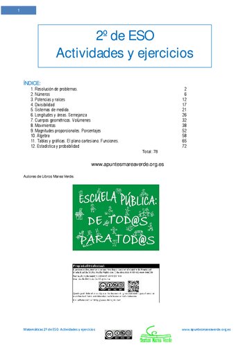 خرید و دانلود نسخه کامل کتاب Matemáticas 2º de ESO (LOMLOE) - Actividades y ejercicios