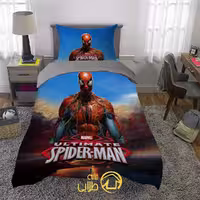 سرویس لحاف یک نفره برند BELINA مدل spiderman - خانه طلایی