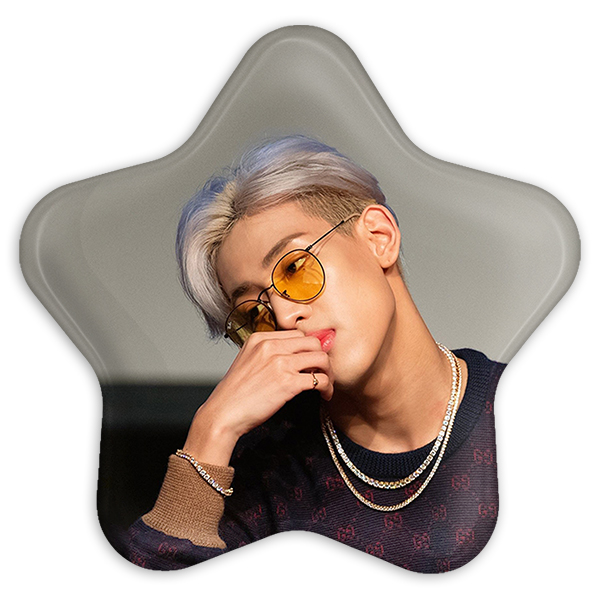 پیکسل خندالو طرح بم بم گروه گات سون GOT7 مدل ستاره ای کد 11659