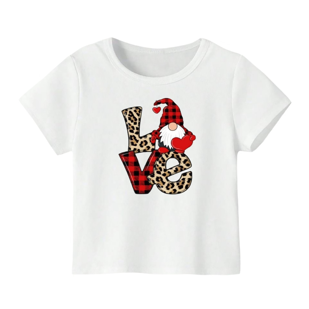 تی شرت آستین کوتاه بچگانه مدل بابانوئل کریسمس کد 4 رنگ سفید