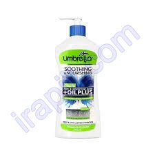 کرم مرطوب کننده پمپی اویل پلاس پوست خشک و حساس آمبرلا حجم 600 میلی لیتر