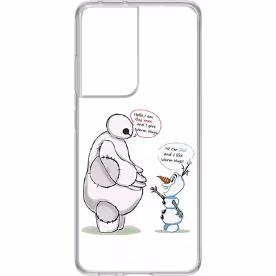 کاور طرح Olaf &amp; Baymax مناسب برای گوشی موبایل سامسونگ Galaxy S21 Ultra