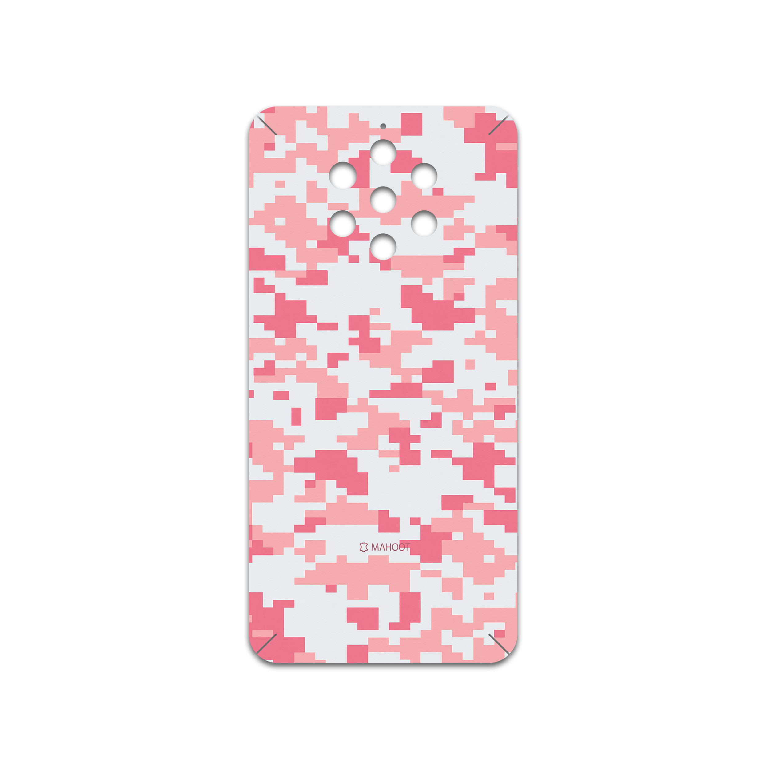 برچسب پوششی ماهوت مدل Army-Pink-pixel مناسب برای گوشی موبایل نوکیا 9 Pureview