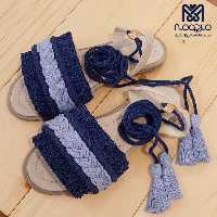 صندل رکابدار دورنگ