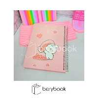 Sevil / سویل / دفتر سیمی / جلد سخت / حاشیه دار 100 برگ / 831