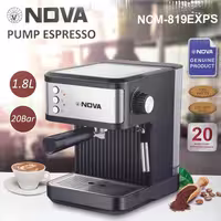 اسپرسو ساز 20 بار NDVA با پمپ ایتالیایی، قهوه ساز NDVA ، قهوه ساز برقی شرکتی، اسپرسو ساز برقی،کاپوچینو،پسکرایه
