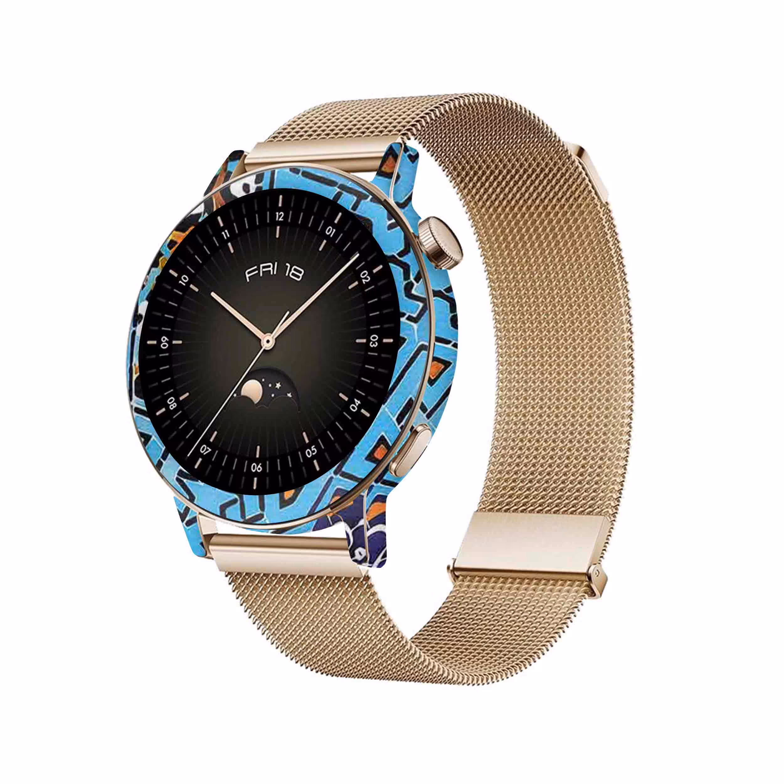 برچسب ماهوت طرح Iran-Tile7 مناسب برای ساعت هوشمند هوآوی Watch GT 3 42mm