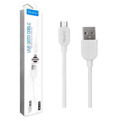 کابل تبدیل USB به microUSB وریتی مدل Cb3110 طول 1 متر