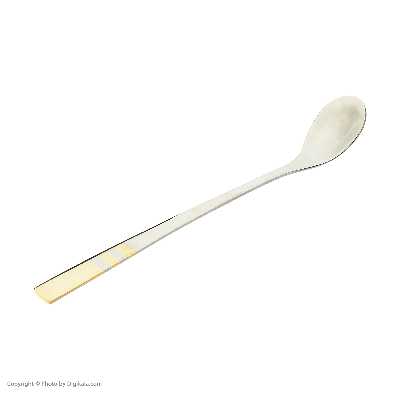 قاشق شربت خوری ناب استیل مدل فلورانس بسته 6 عددی