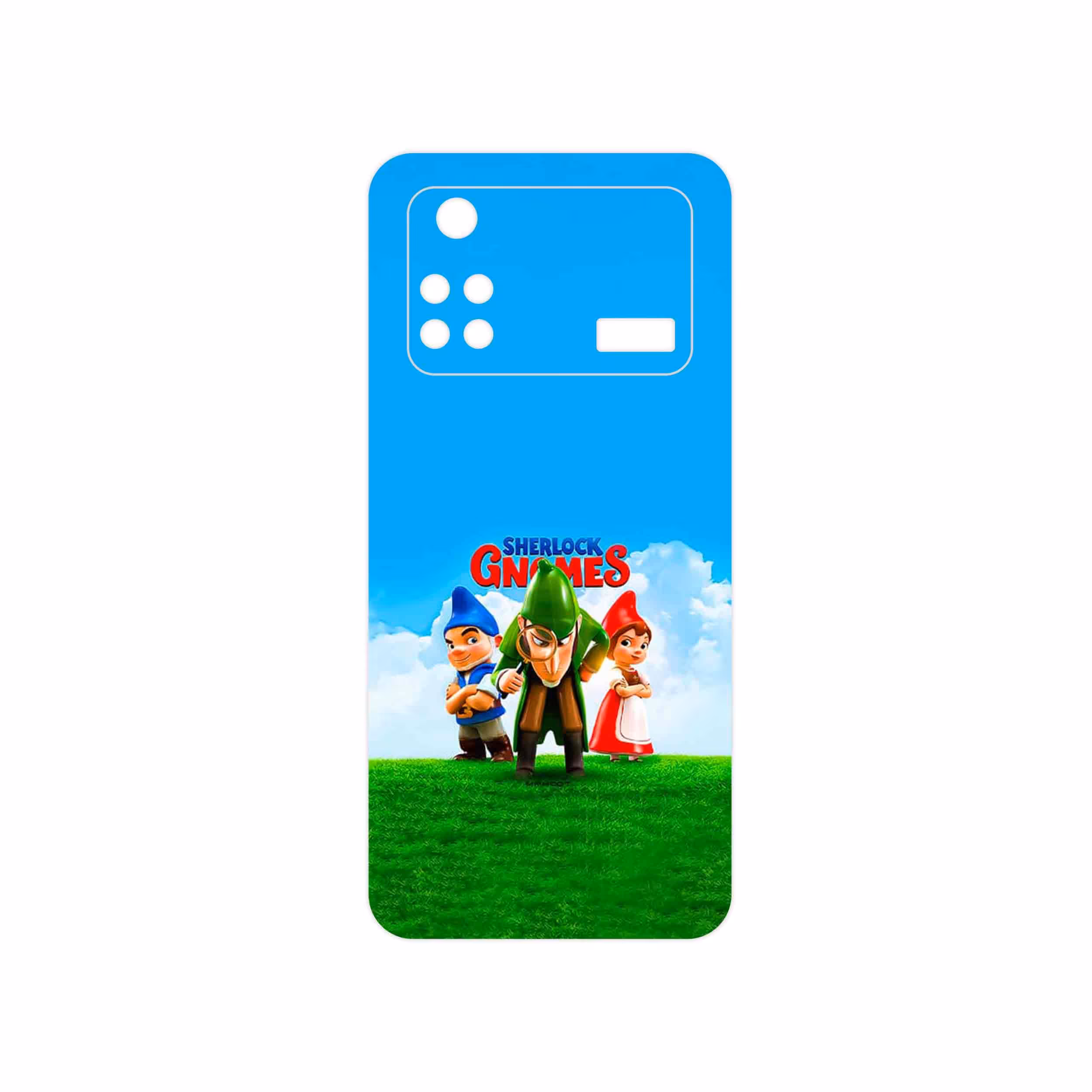 برچسب پوششی ماهوت مدل Sherlock Gnomes مناسب برای گوشی موبایل شیائومی Poco M4 Pro 4G