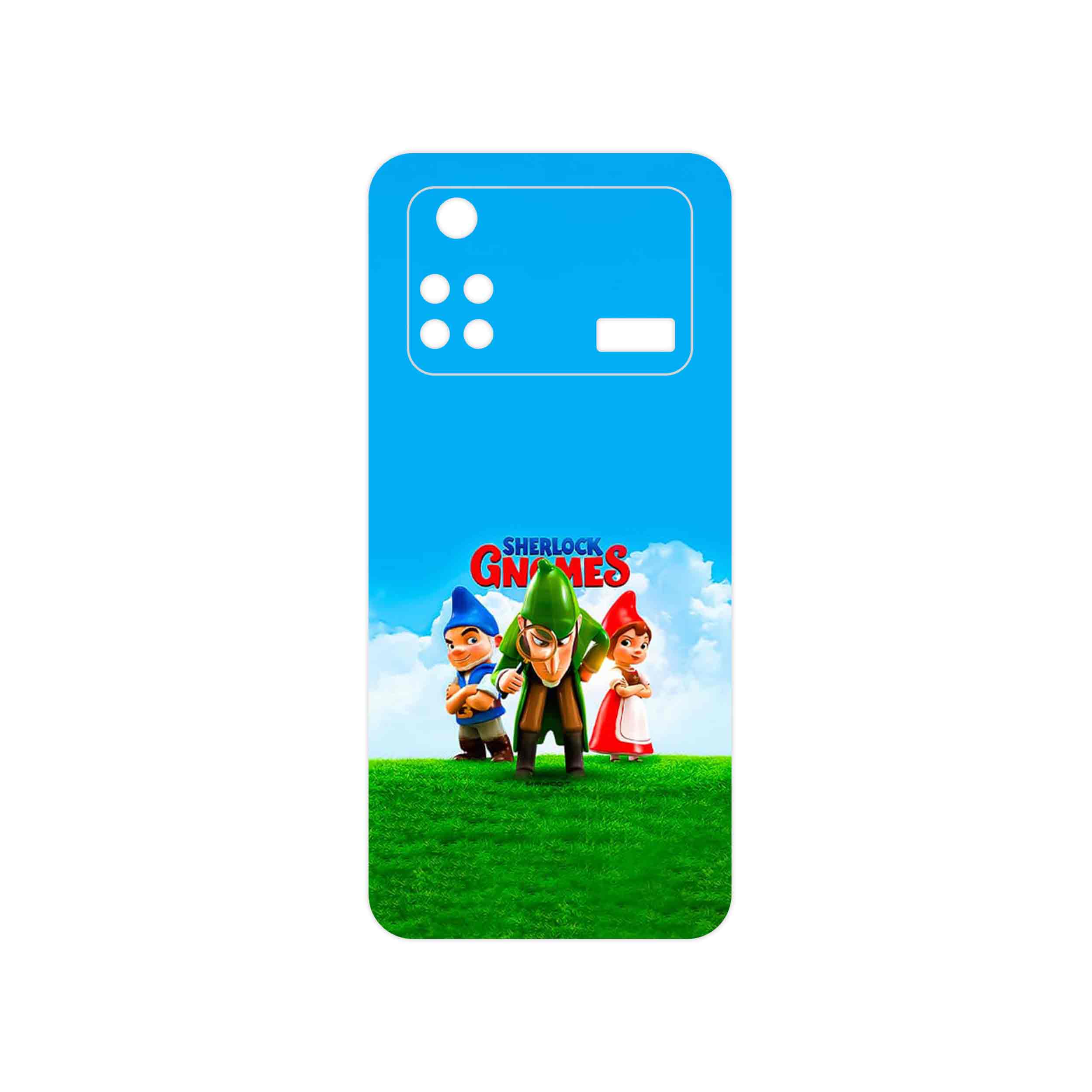 برچسب پوششی ماهوت مدل Sherlock Gnomes مناسب برای گوشی موبایل شیائومی Poco M4 Pro 4G