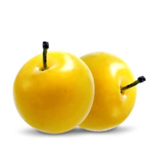 میوه آلو زرد چوبی دکوری