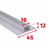 لاینر نوری توکار T304 - یراقینو فروش یراق آلات کابینت و درب