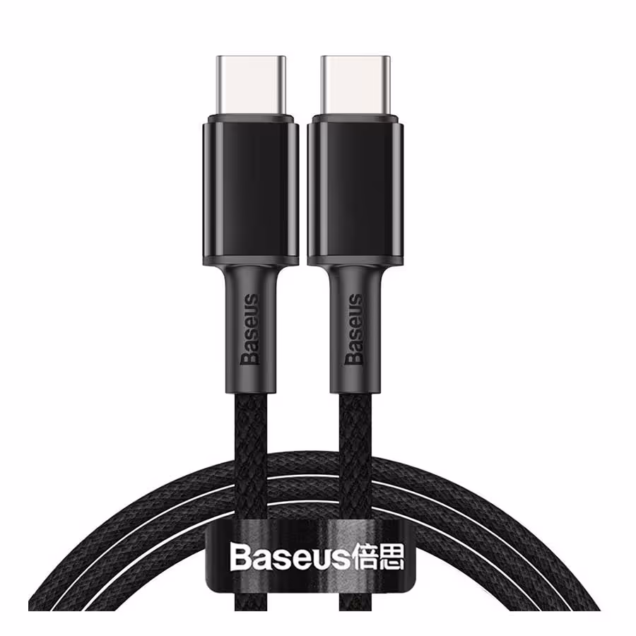 قیمت و خرید کابل تبدیل 1 متری USB-C به USB-C بیسوس مدل High Density CATGD-01 | یاس ارتباط