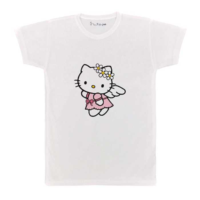 تی شرت بچگانه پرمانه طرح Kitty کد pmt.2450