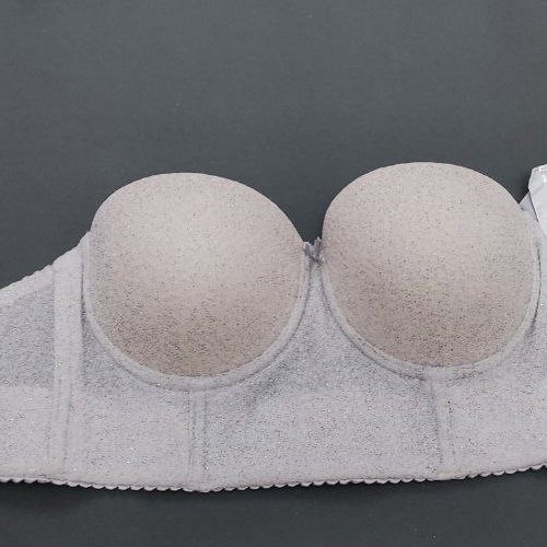 سوتین اوینااسفنجی دکلته لمه کاپ B سایز 75 قالب بزرگ رنگ فقط سفید
