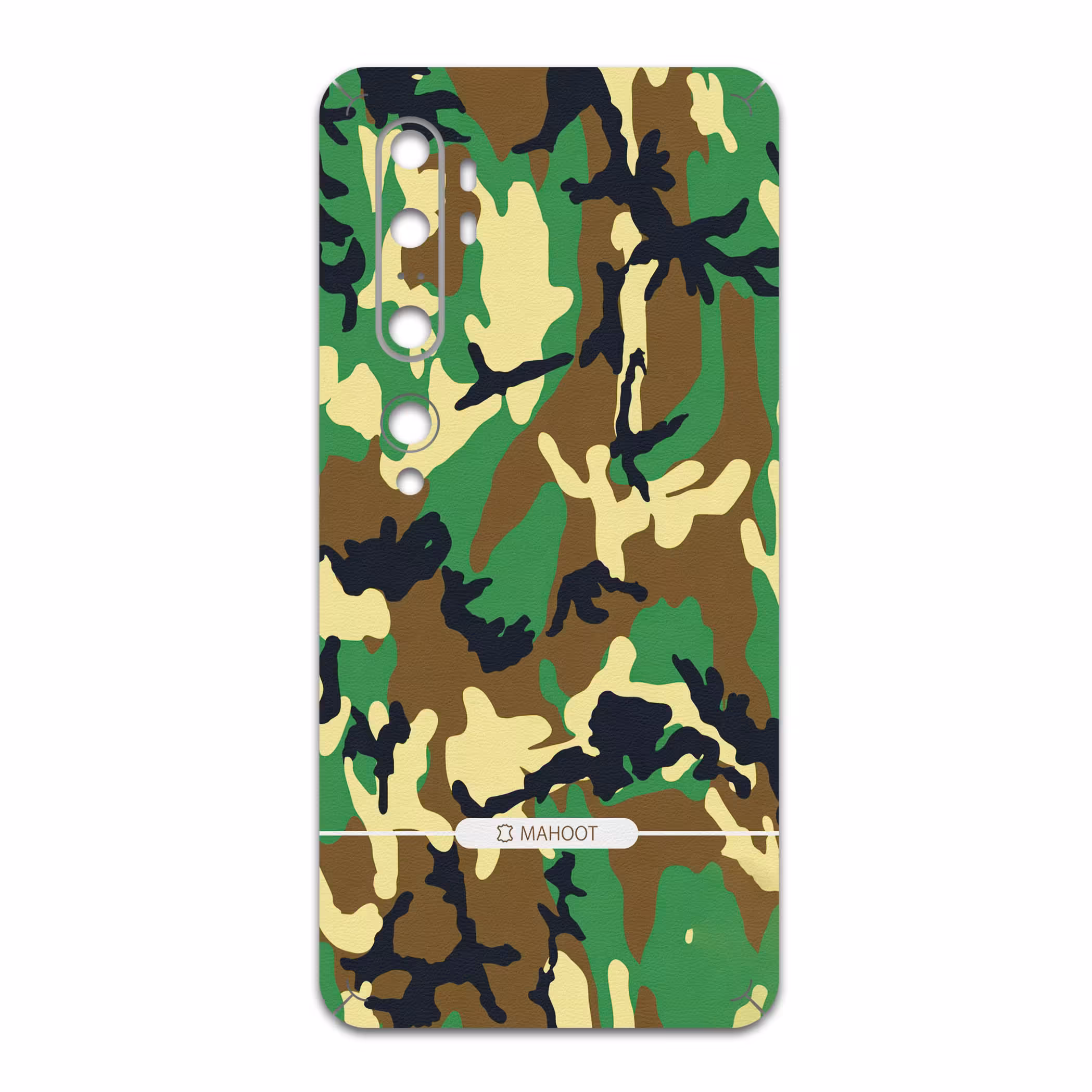 برچسب پوششی ماهوت مدل Army-Green1-Pattern مناسب برای گوشی موبایل شیائومی Mi Note 10 Pro