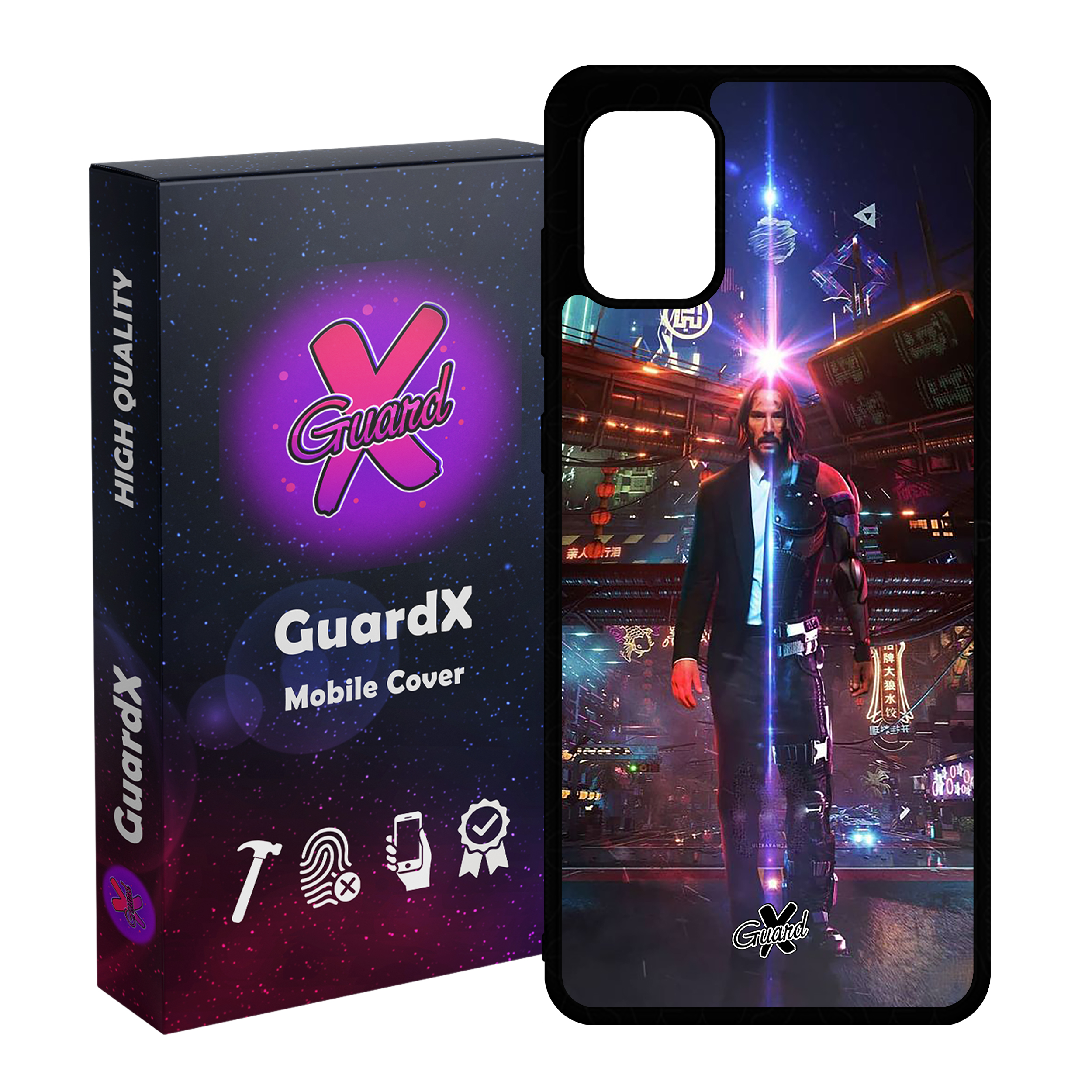 کاور گارد ایکس طرح John Wick مدل Glass10077 مناسب برای گوشی موبایل سامسونگ Galaxy A71