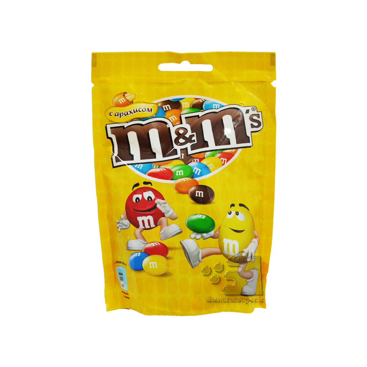 شکلات با مغز بادام زمینی 130 گرم ام اند امز - m&amp;m