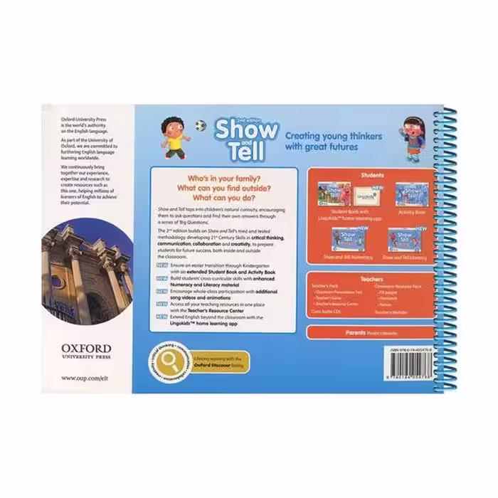 کتاب Show and Tell 2nd اثر جمعی از نویسندگان انتشارات Oxford سه جلدی