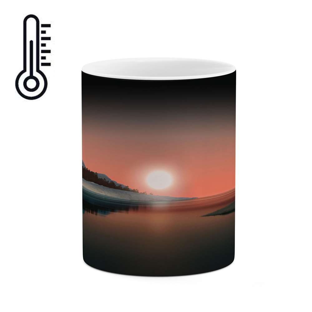 ماگ حرارتی کاکتی طرح منظره مدل mgh14076