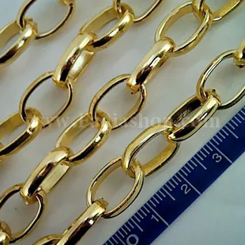 زنجیر تراش دار طلایی مدل 5