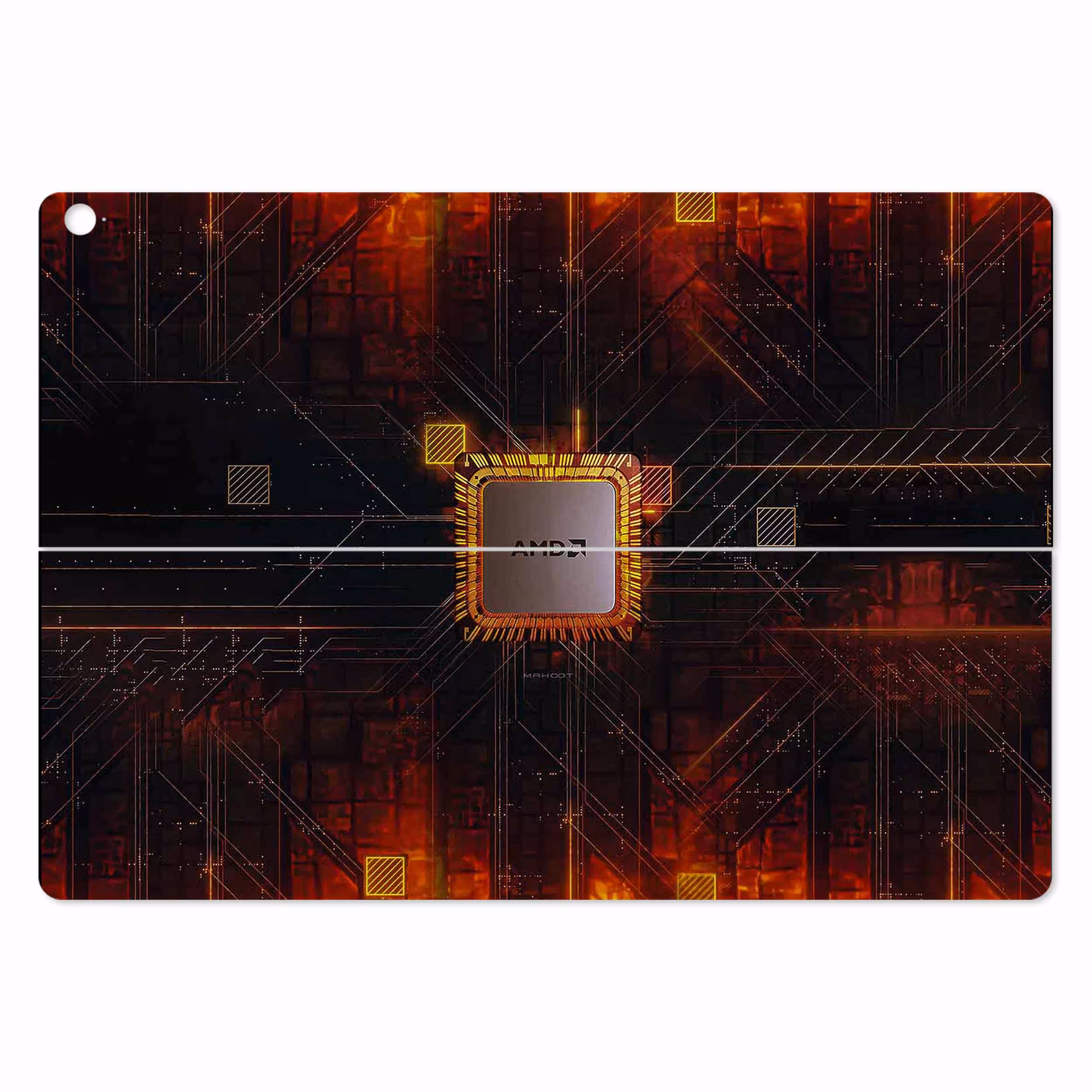 برچسب پوششی ماهوت مدل AMD Brand مناسب برای تبلت ایسوس Transformer 3 Pro 2016