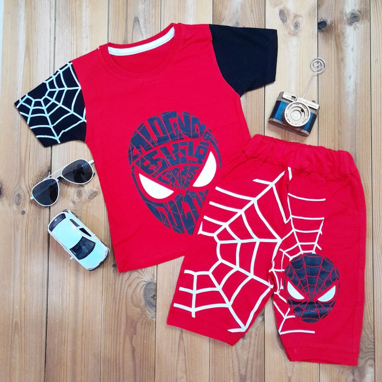 تیشرت و شلوارک اسپایدر من (مرد عنکبوتی)