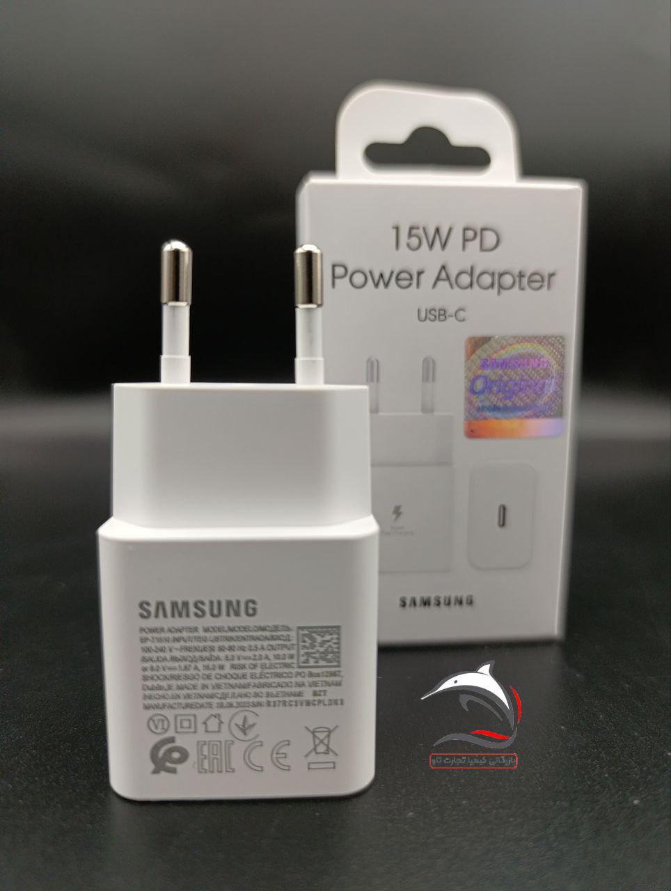 آداپتور شارژر 15 وات سامسونگ 2 پین Samsung 15W
