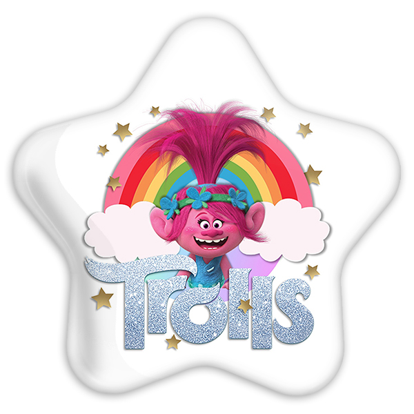 پیکسل خندالو طرح ترول ها مدل ستاره ای کد 4817