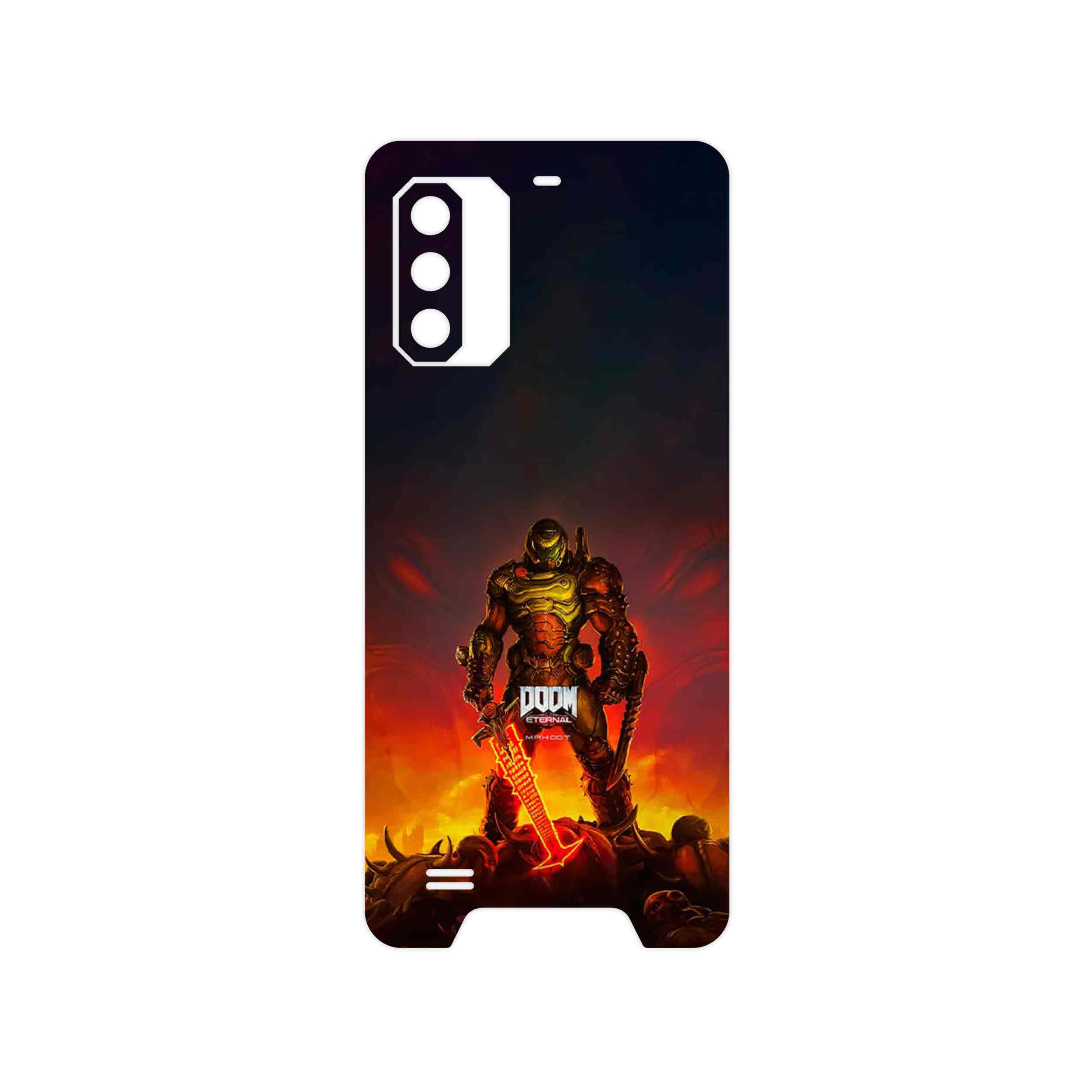 برچسب پوششی ماهوت مدل DOOM Game Series مناسب برای گوشی موبایل یولفون Armor 7