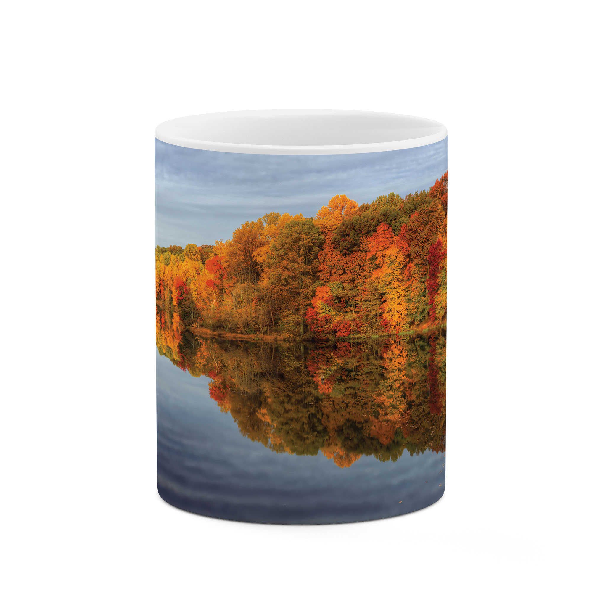 ماگ طرح طبیعت پاییزی مدل mug03833