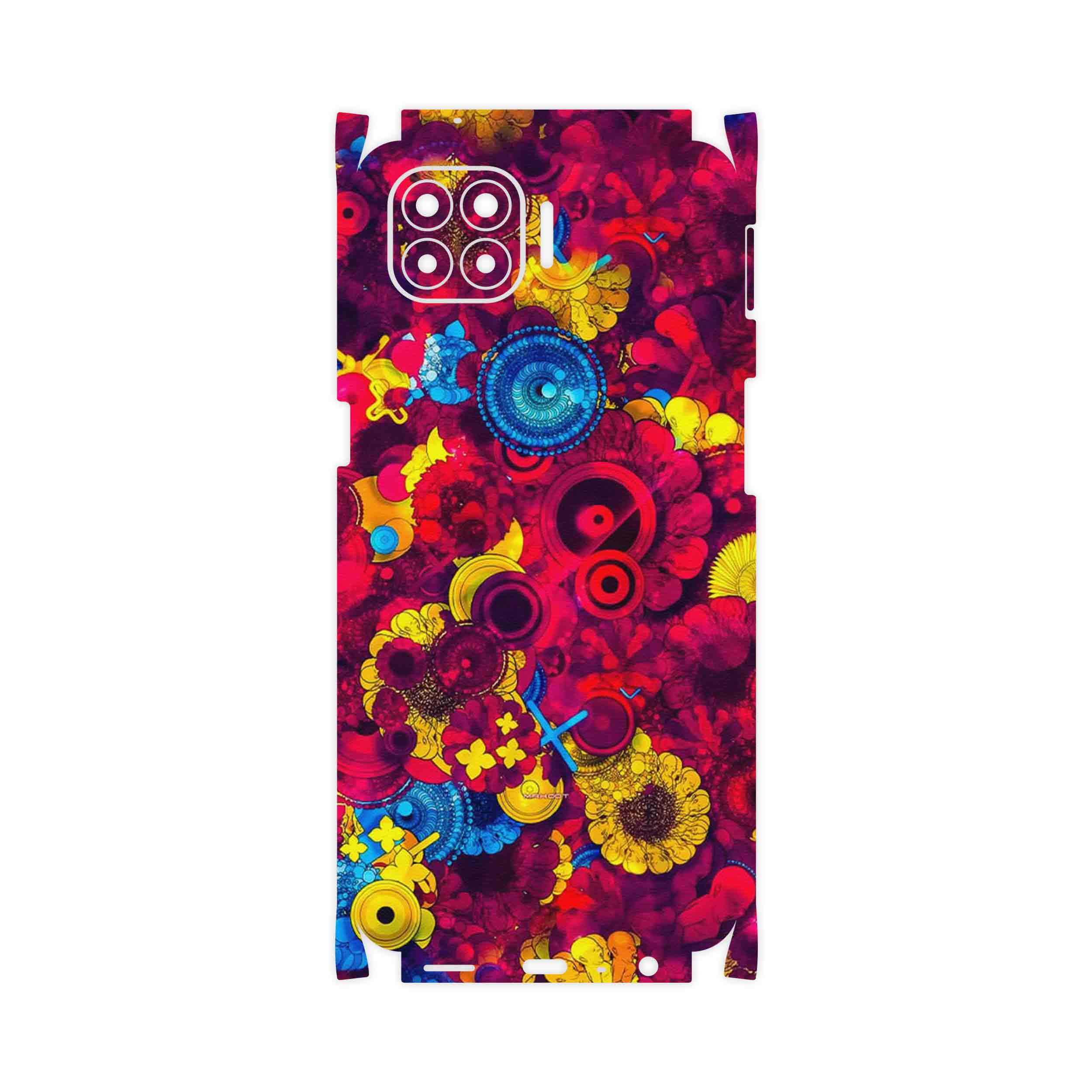 برچسب پوششی ماهوت مدل Vector Flower Garden Digital Art-FullSkin مناسب برای گوشی موبایل اپو A93