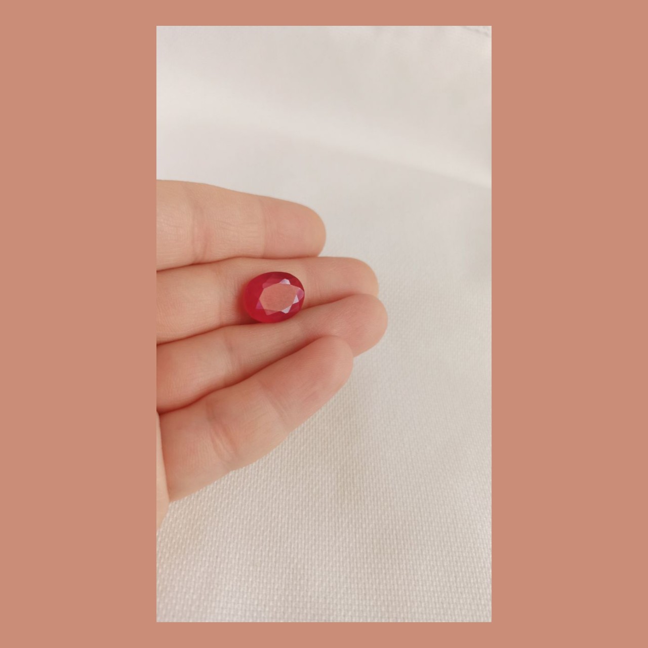 یاقوت شمش اصل معدنی شش ونیم قیراط