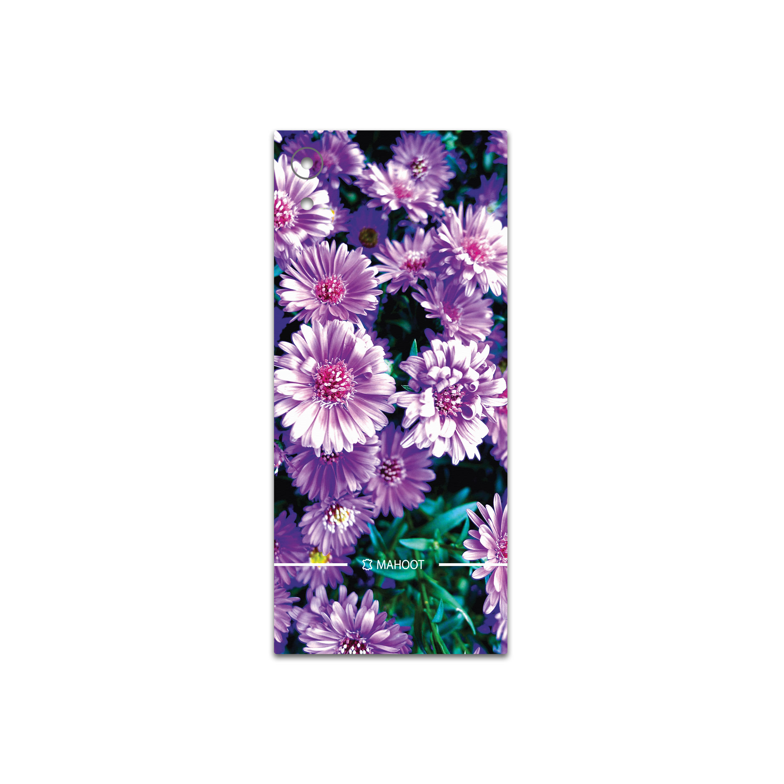 برچسب پوششی ماهوت مدل Purple-Flower مناسب برای گوشی موبایل سونی Xperia XA1