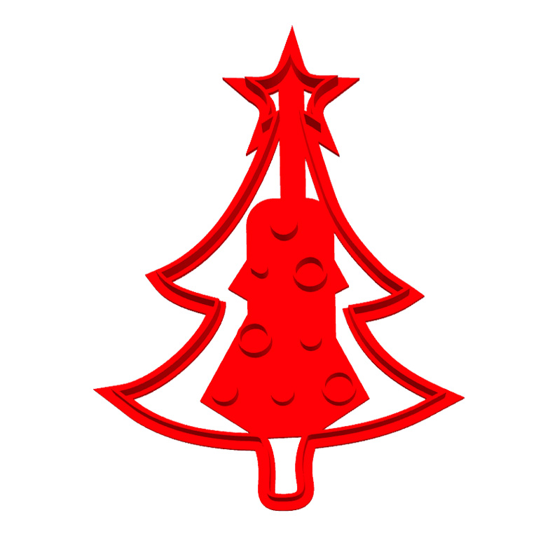 قالب شیرینی مدل کریسمس کد 213