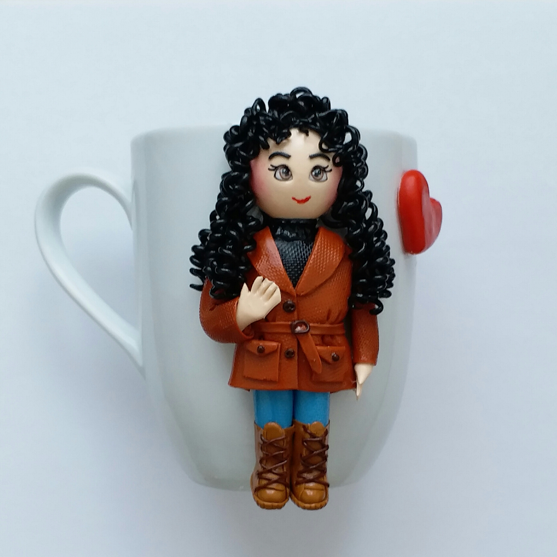 ماگ مدل دختر چکمه پوش D328