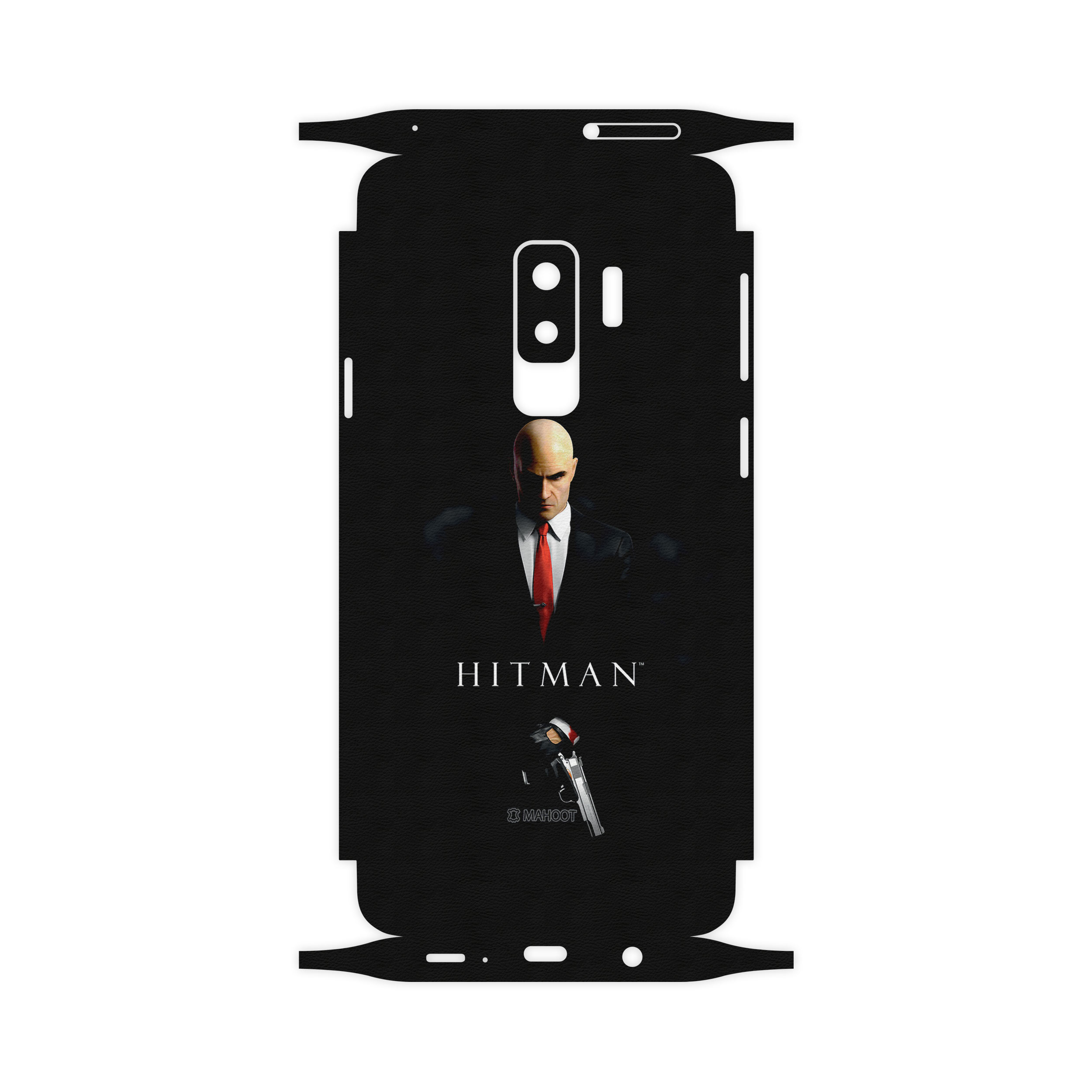 برچسب پوششی ماهوت مدل HITMAN-Game-FullSkin  مناسب برای گوشی موبایل سامسونگ Galaxy S9 Plus