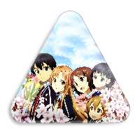 پیکسل خندالو طرح انیمه هنر شمشیر زنی آنلاین مدل مثلثی کد 12083