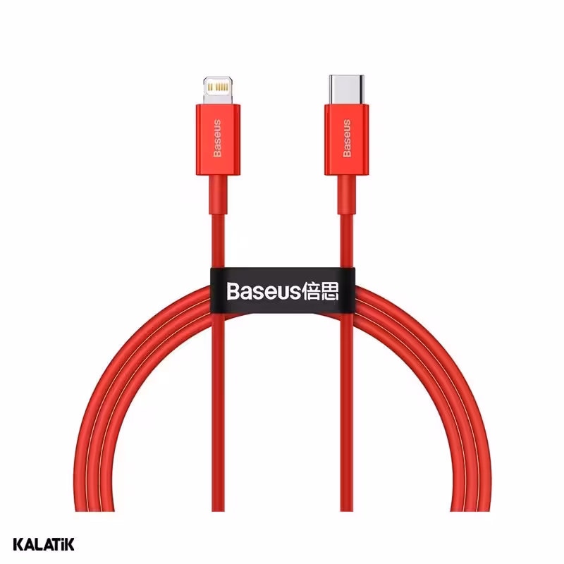کابل تبدیل USB Type-C به لایتنینگ باسئوس Superior مدل CATLYS-C01/C03/C09 به طول 2 متر