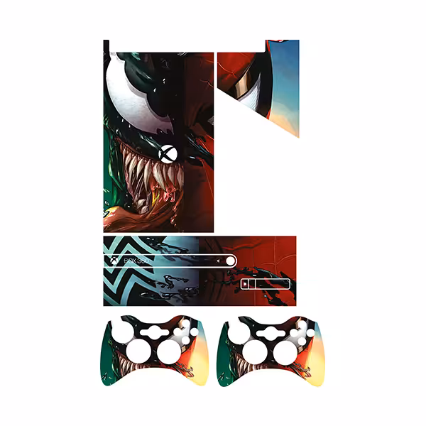 برچسب ایکس باکس 360 سوپر اسلیم توییجین وموییجین مدل Spiderman 12 مجموعه 5 عددی
