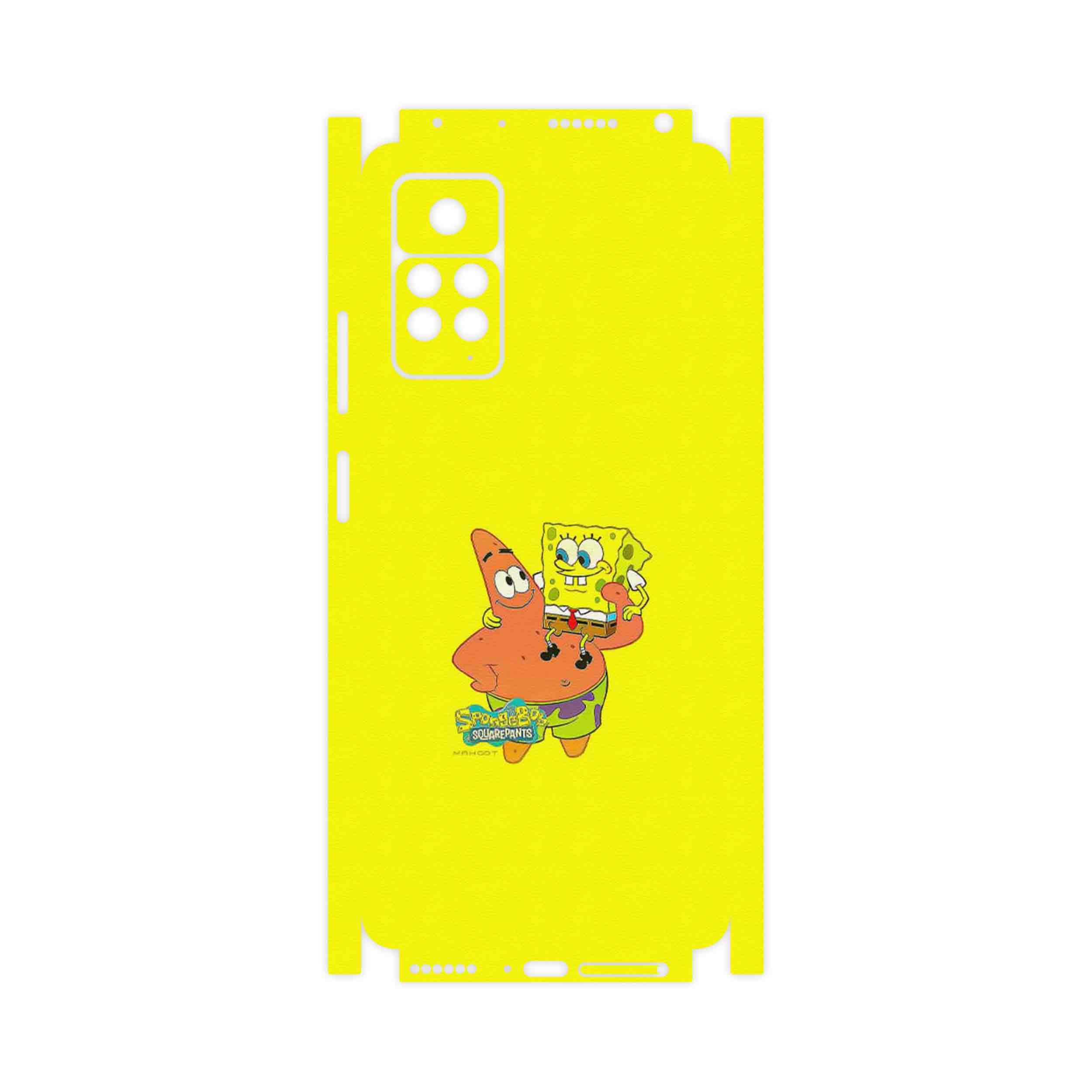 برچسب پوششی ماهوت مدل SpongeBob SquarePants-FullSkin مناسب برای گوشی موبایل شیائومی Redmi Note 11 Pro 5G