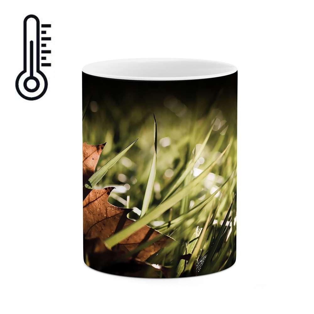 ماگ حرارتی طرح چمن مدل mgph01390