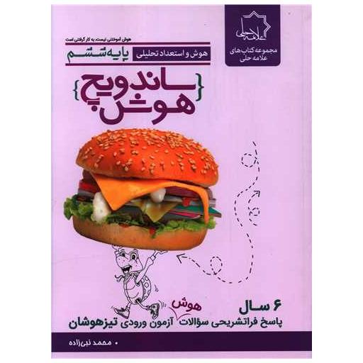 کتاب ساندویچ هوش پایه ششم اثر محمد نبی زاده