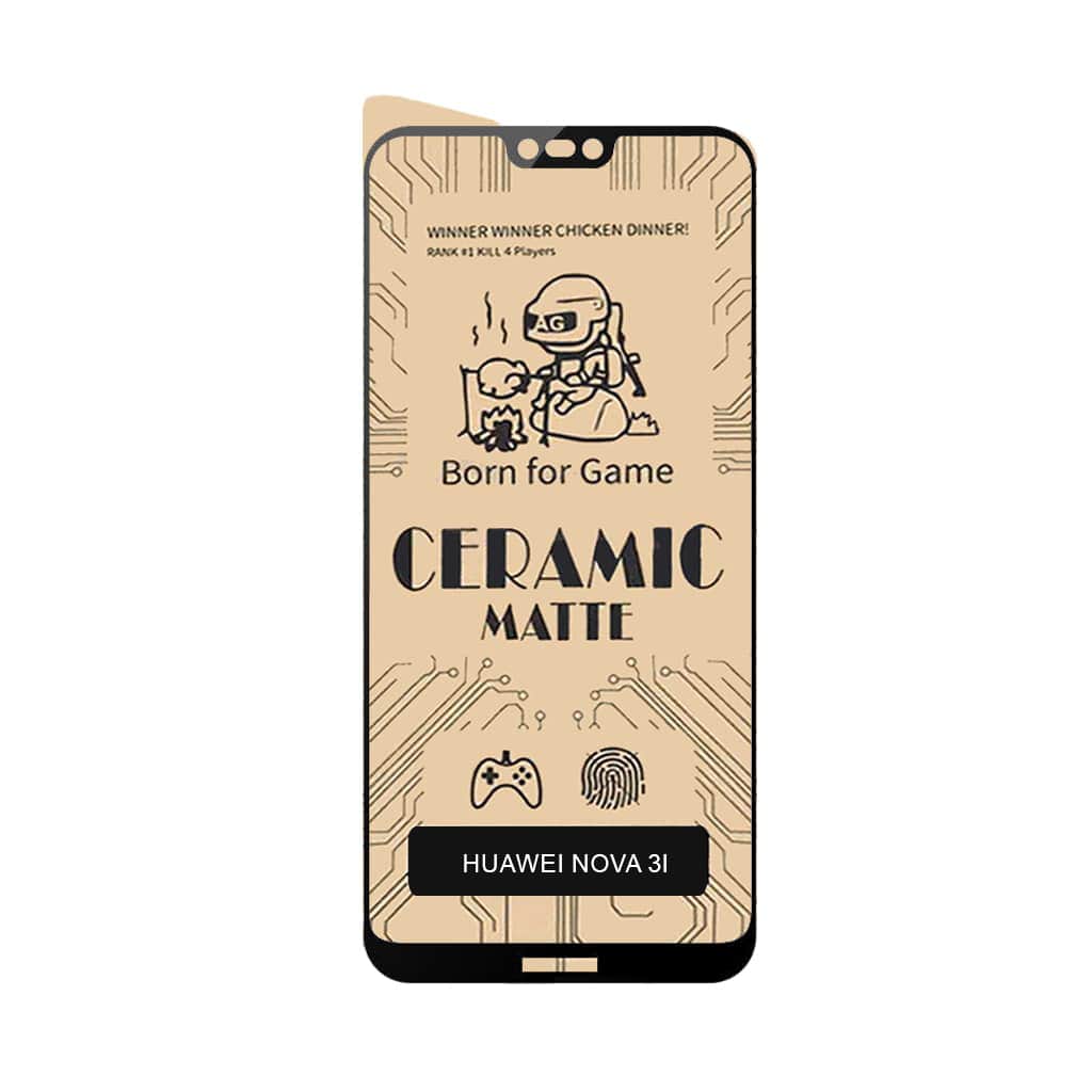 گلس محافظ صفحه نمایش سرامیکی مات هواوی Nova 3i